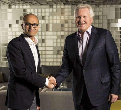 Microsoft CEO Satya Nadella and GE CEO Jeff Immelt today announced a partnership that will make GE's Predix platform for the Industrial Internet available on the Microsoft Azure cloud.