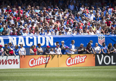 Fans watch the U.S. Women's National Team match against South Africa in Chicago on July 9. Spectrum Brands, Inc. - Pet, Home & Garden Division ("Spectrum") is a sponsor of the U.S. Men's and Women's National Soccer Teams.