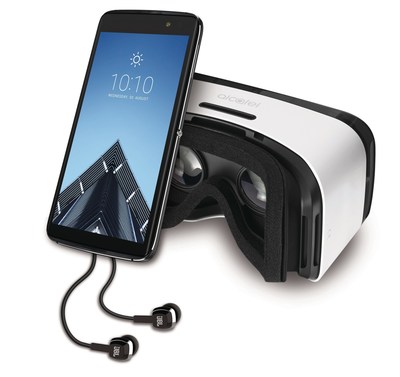 Delivering Unreal Value and User Experiences, Alcatel's IDOL 4S Smartphone Combines the Perfect Amount of Design and Features with an Industry First VR Goggle Packaging Bundle.