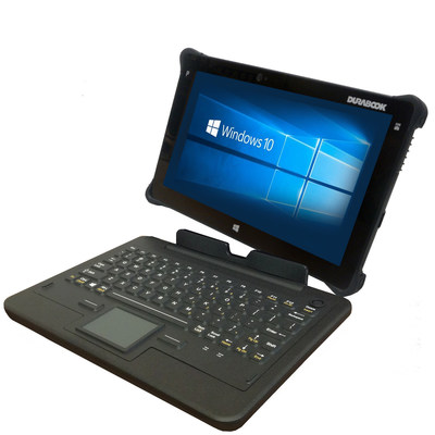 With an added keyboard, GammaTech's DURABOOK R11 rugged tablet works as a laptop and offers a high-performance, complete mobile computing solution.
