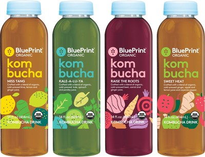 BluePrint(R) Organic Kombucha Drinks