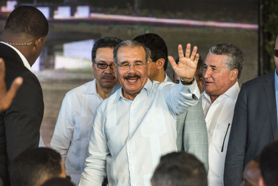 President of the Dominican Republic, Danilo Medina, led the opening ceremonies during the inaugural event at the Tourism and Landscape Park of La Puntilla and Puerto Plata Amphitheater Thursday, July 14.