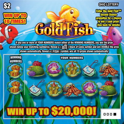 The company's multi-channel Gold Fish(R) brand is also showing its cross-channel appeal. After eight weeks, the Gold Fish instant game performed better than all other $2 Ohio Lottery instant games offered in the last fiscal year.