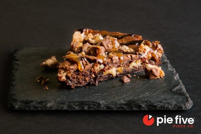 Pie Five offers limited time dessert Snickers Cheesecake Brownie