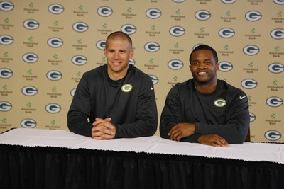 Jordy Nelson and Randall Cobb extend partnership with Associated Bank.
