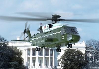 An artist rendering of the VH-92A aircraft.