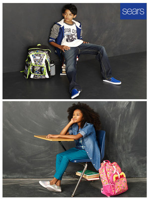 Sears kicked off the back-to-school season by expanding its popular Roebuck & Co. line to boys and girls. Previously only available for men, the new Roebuck & Co. line includes denim, plus khaki cargo pants, long-sleeve tops and hoodies for boys, and leggings, tops and jackets for girls.