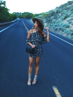 Gypsy Tan shares her fashion genius in a perfect summer look featuring Steve Madden Christey lace-up heels as part of Stylinity's multi-brand influencer marketing campaign.