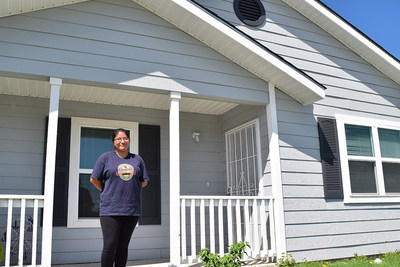 A $4,000 Homebuyer Equity Leverage Partnership grant from Texas Capital Bank and the Federal Home Loan Bank of Dallas provided Brenda Guerrero with down payment assistance and helped with closing costs on a new home built by Habitat for Humanity of San Antonio.