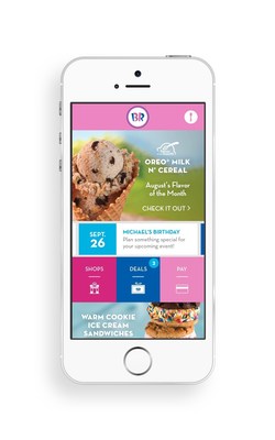 Baskin-Robbins Launches New Mobile App Available for iPhone and Android Users