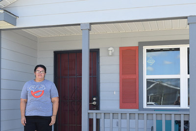 A $4,000 Homebuyer Equity Leverage Partnership (HELP) grant from Texas Capital Bank and the Federal Home Loan Bank of Dallas allowed San Antonio College student Phelicia Salas and her husband, Alejandro Martinez, to build and purchase their first home through Habitat for Humanity of San Antonio.