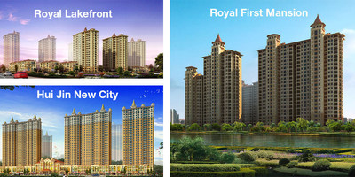 Developed by Golden New City Group, a major real estate group in Zhangjiagang, Hui Jin New City, Royal First Mansion and Royal Lakefront will feature 85 Otis elevators.