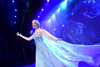 The beloved animated hit "Frozen" is getting the Disney Cruise Line theatrical treatment as a full-length stage show exclusively aboard the Disney Wonder. In "Frozen, A Musical Spectacular," the story will be presented like never before with an innovative combination of traditional theatrical techniques, modern technology and classic Disney whimsy. (Photo concept, David Roark)