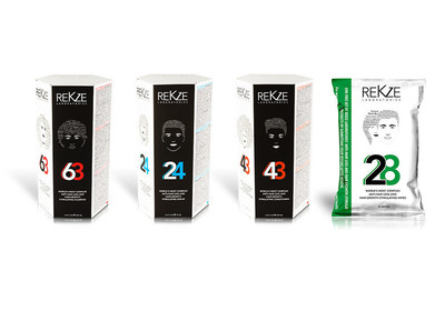 Rekze Laboratories has developed some of the most complex products on the market to help treat hair thinning and hair loss and to stimulate hair growth. The line of anti-hair loss and hair growth stimulating products consists in the '63' shampoo, '43' conditioner, '24' treatment serum, and '28' scalp cleaning wipes.