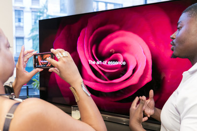 Media attendees and guests experience LG’s 2016 OLED line-up at LG’s “Modern Family Portraits: Picture-Perfect Technology of the 21st Century Living Room” event in New York City on August 3, 2016.