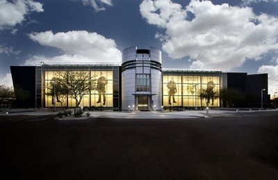 TASER's HQ in Scottsdale, AZ. TASER is a technology solutions provider with its TASER Smart Weapons that protect life and AXON body-worn law enforcement cameras that protect truth. Photo courtesy of TASER International, Scottsdale, Arizona USA.