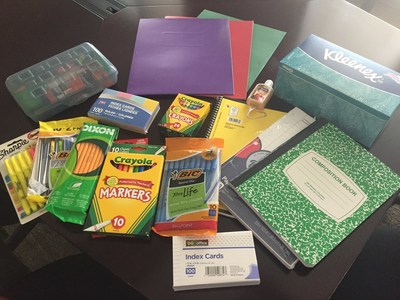 Wounded Warrior Project gave families notebooks, pens, pencils, markers, and other supplies to get children ready for the school year. It is just one way Wounded Warrior Project helps veteran families.