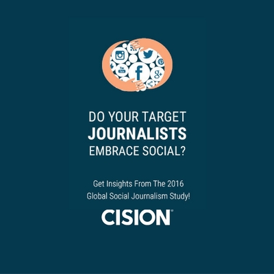 Cision Social Journalism Study 2016