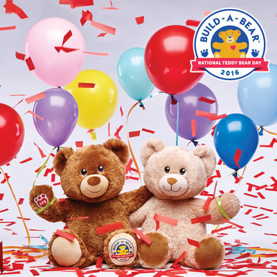 Build-A-Bear Workshop is inviting guests to celebrate the brand's favorite holiday, National Teddy Bear Day, in stores on Sept. 9 with $5 teddy bears. For every $5 purchased, Build-A-Bear will donate a furry friend to children's charities around the world.