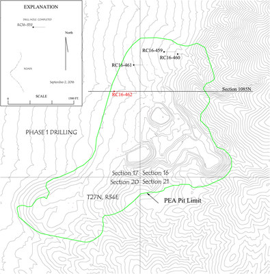 Relief Canyon Plan View