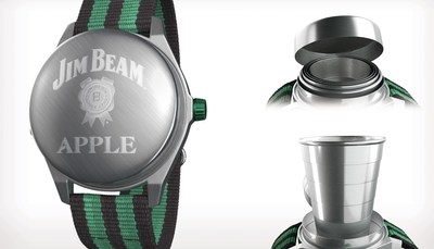 The Jim Beam(R) Apple Watch features a streamlined interface that opens and closes on demand and enables remarkable precision in both shot pouring and drinking.