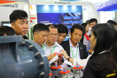 Products showcased at Vietwater 