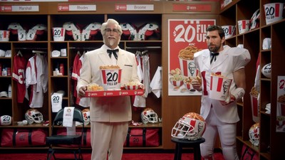 Rob Riggle stars as the Coach of the Kentucky Buckets, a totally real professional football team, in KFC's new campaign