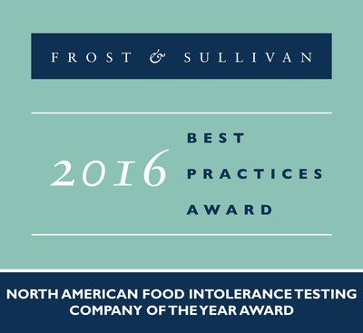 Cell Science Systems, Corp. Recieves 2016 North American Food Intolerance Testing Company of the Year Award