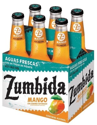 Zumbida Mango esta disponible en paquetes de seis botellas de 12 onzas en tiendas selectas en California y Texas, asi como en Las Vegas, Albuquerque, y Denver.
