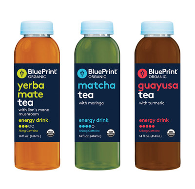 BluePrint(R) Organic Tea Infused Energy Drinks