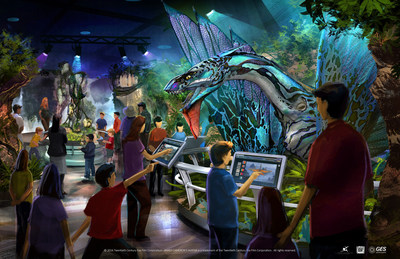 Rendering of Avatar Discover Pandora, Opening in Taipei, Taiwan on December 7th