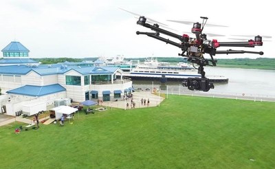 Fovea Aero Systems conducts a drone trial at the Cape May Ferry terminal.