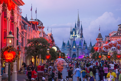 The Magic Kingdom comes alive with jack-o-lanterns, special characters and entertainment during Mickey's Not-So-Scary Halloween Party, one of many Halloween events in Orlando.