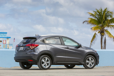 The sporty, functional Honda HR-V enters 2017 with a fresh color and green credentials as it goes on sale tomorrow.