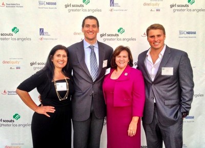 From left to right, Judy Gatena, CEO (REP Interactive), Steve Gatena, Founder, Brenda ZamZow, Client, Christopher Carter, CMO