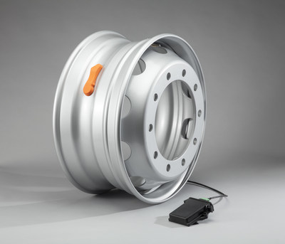 Maxion Wheels\' MaxSmart(TM) commercial vehicle steel wheel collects comprehensive wheel and tire data and communicates it to driver and fleet as preventative safety-related intelligence.