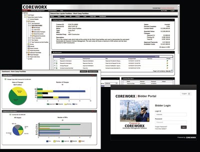 Coreworx today announced the worldwide release of Coreworx Contract Management (CCM) Software. Key capabilities include contractor prequalification management, bid/scope package development, bid evaluation/award automation, deliverables tracking, integrated RFI, action items & change management, multi-level, real-time reporting, and management level dashboards with full drill-down capability.