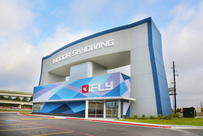 iFLY Houston at the Woodlands represents one of iFLY's latest generation vertical wind tunnels.