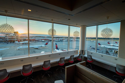 Αποτέλεσμα εικόνας για Delta unveils flagship Delta Sky Club at ATL Concourse B