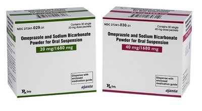 Ajanta Pharma Announces the Launch of Omeprazole and Sodium Bicarbonate Powder for Oral Suspension