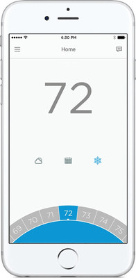 The Honeywell Lyric app, for the new Honeywell Lyric T5 Wi-Fi Thermostat.