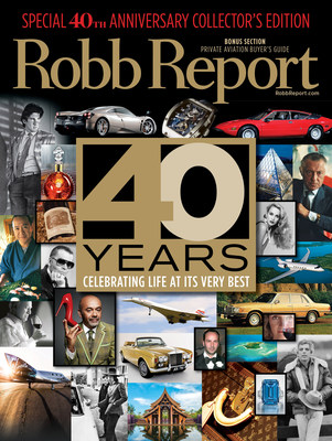 Robb Report Celebrates 40th Anniversary with October Issue