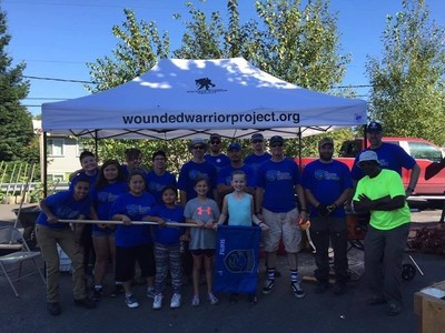 Wounded warriors and family members in Seattle were part of a nationwide community service initiative.