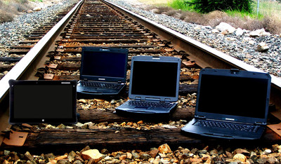 DURABOOK rugged computers are built to operate in the railroad industry's work environments and improve productivity
