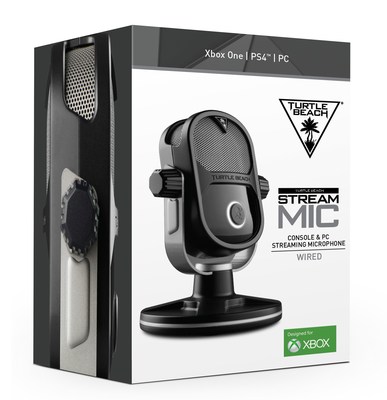 Turtle Beach's STREAM MIC is a first-of-its-kind professional desktop microphone created for gamers who want to livestream content directly from their Xbox One and PS4, as well as from a PC or Mac. Launches Sunday, October 23, 2016 for a MSRP of $99.95 at participating retailers nationwide.