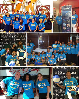MSC Cruises shows off their #CruiseSmile as part of Plan a Cruise Month