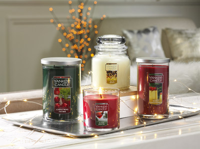 Yankee Candle's new holiday fragrances are available in a variety of forms to add a festive twist to any decor style.