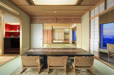 The newly renovated one-of-a-kind Japanese Suite at Hotel Chinzanso Tokyo is the ideal space to experience the breadth of Japanese culture and history. Featuring authentic minimalist elements of traditional tea houses, the decor emphasizes Japanese craftsmanship using precious materials such as camellia trees, mikage stone, and aromatic Japanese cypress. Beneath the traditional look, the suite is equipped with modern amenities including a portable waterproof television and two mini bar areas offering...
