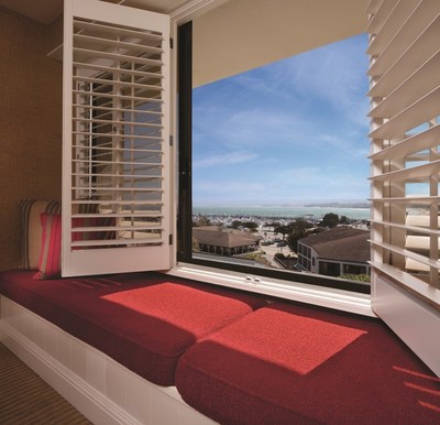 Portola Hotel & Spa in Monterey is one of a number of properties in Monterey County undergoing improvements and renovations for a new look and to enhance the visitor experience. This is a breathtaking view of Monterey Bay from a guestroom.