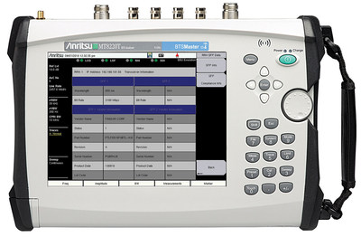 Anritsu Company expands its industry leading CPRI test portfolio with introduction of BBU emulation capability for BTS Master MT8220T.
